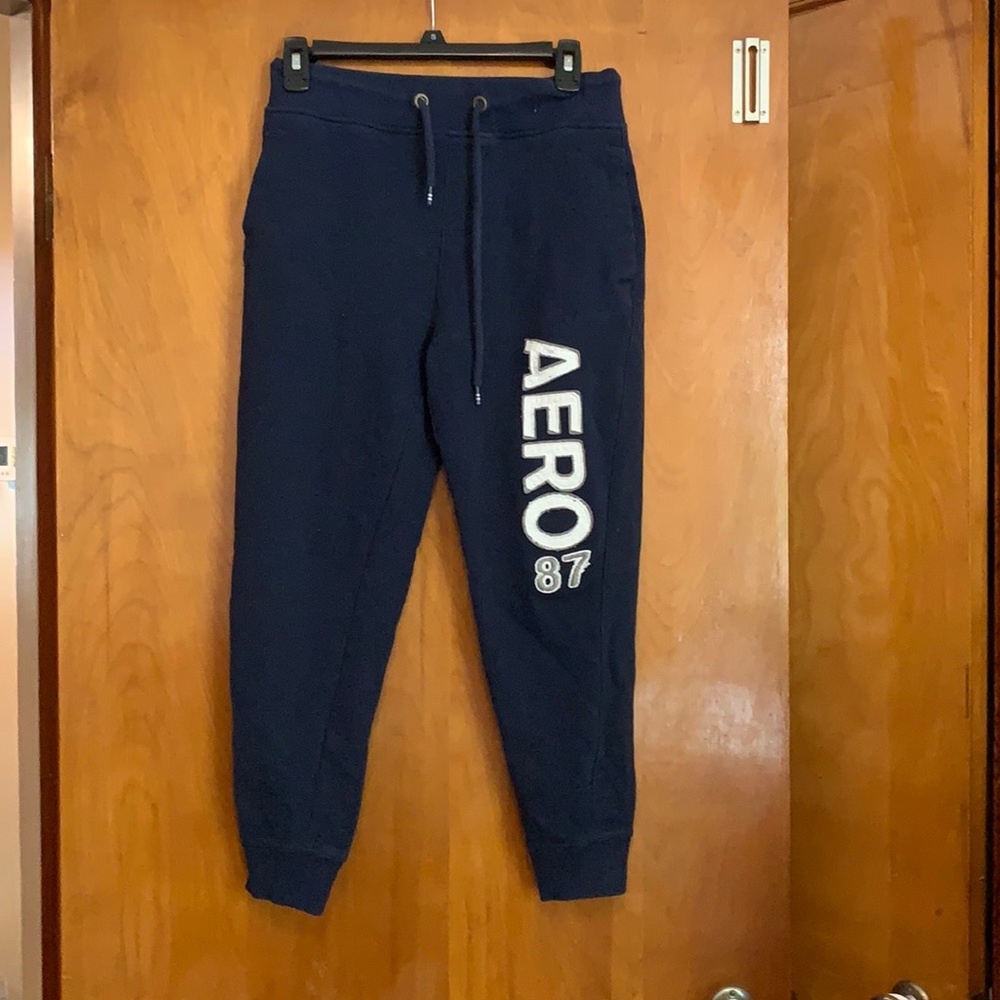 🕹3/$20 Men’s Aeropostale Navy Blue Joggers